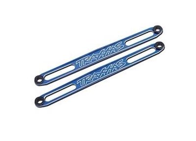 Traxxas Batterihållare Aluminium Blå (2) (E-Maxx äldre) (3923X)