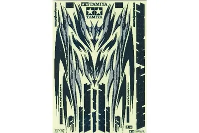 TAMIYA Marking sticker Tribal/chrome