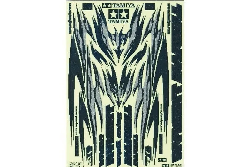 TAMIYA Marking sticker Tribal/chrome