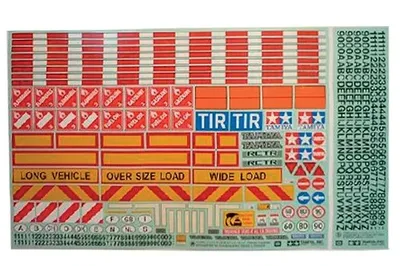 TAMIYA 1/14 Tractor/Trailer Sticker
