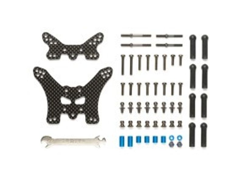 TAMIYA TT-02B Carbon FR Damper Stays