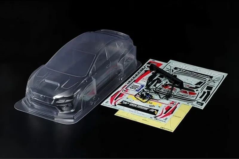 TAMIYA 1/10 Scale R/C WRX STI NBR Challenge Body Parts Se