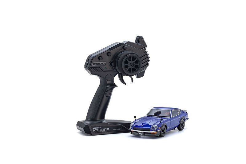 Kyosho Mini-Z AWD Nissan Fairlady 240Z-L Metal blå (MA020N-M/KT531P)