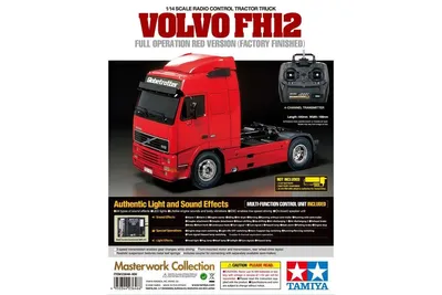 TAMIYA 1:14 R/C Full Option - Volvo FH12 Red