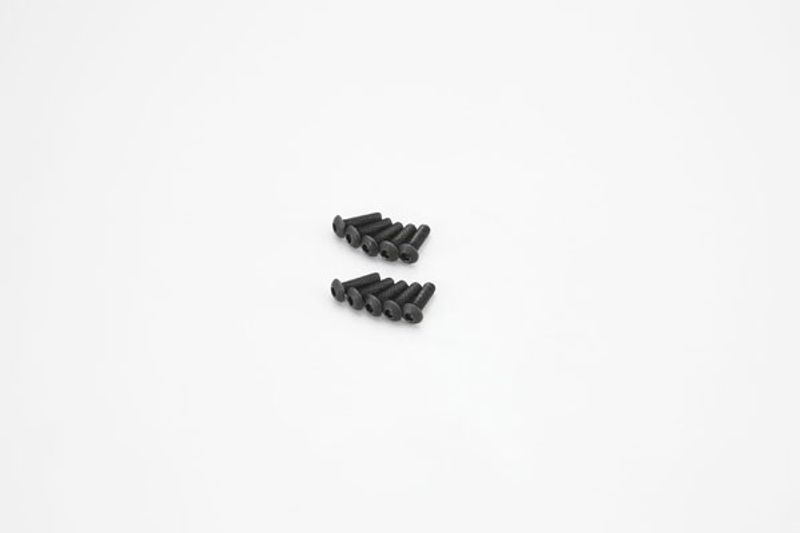 Kyosho 1-S13010H – Insexskruvar med kullrigt huvud M3×10 mm, 10 st