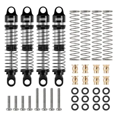 INJORA 53mm Aluminum Threaded Oil Shocks for 1/18 TRX4M (4M-24)