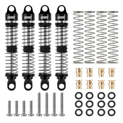 INJORA 59mm Long Threaded Oil Shocks for 1/18 TRX4M Upgrade (4M-42)