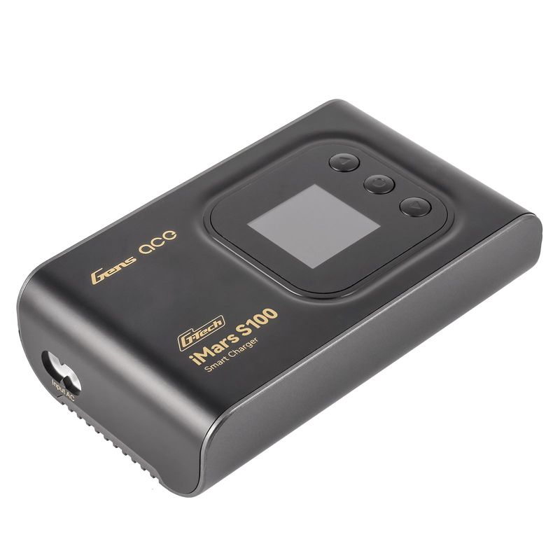 Gens ace iMars S100 smart batteriladdare – AC 100W – 10A – 2-6S – svart