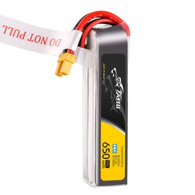 Tattu 650mAh 4S 95C 15,2V(HV) Long LiPo-batteri – XT30U-F kontakt – FPV Classic