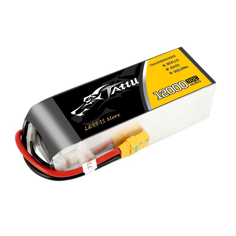 Tattu 12000mAh 8S 30C 29,6V LiPo-batteri – XT90-S kontakt – UAV Classic