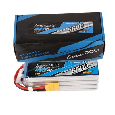 Gens ace 5600mAh 7S 80C 26,6V(HV) LiPo-batteri – XT90 kontakt – Sport