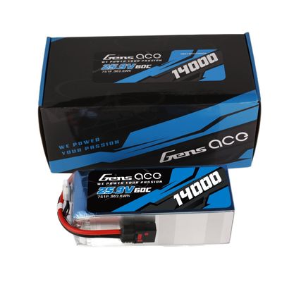 Gens ace 14000mAh 7S 60C 25,9V LiPo-batteri – QS8 kontakt – Heli