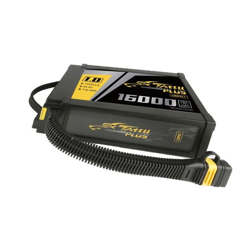 Tattu 16000mAh 12S 15C 44,4V LiPo-batteri – AS150U kontakt – Tattu 1,0
