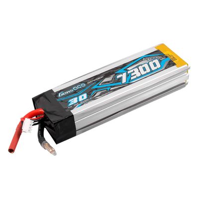 Gens ace 7300mAh 3S 30C 11,1V LiPo-batteri – 4,0mm Bullet+4,0mm Stecker – Boat