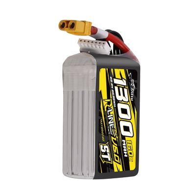 Tattu 1300mAh 6S 160C 22,2V ST LiPo-batteri – XT60 kontakt – R-Line 6,0