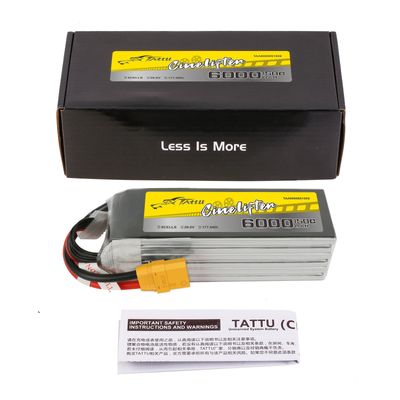 Tattu 6000mAh 8S 150C 29,6V LiPo-batteri – XT90-S kontakt – Cinelifter