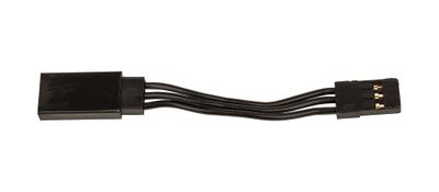 50mm Servo Wire Extension, black