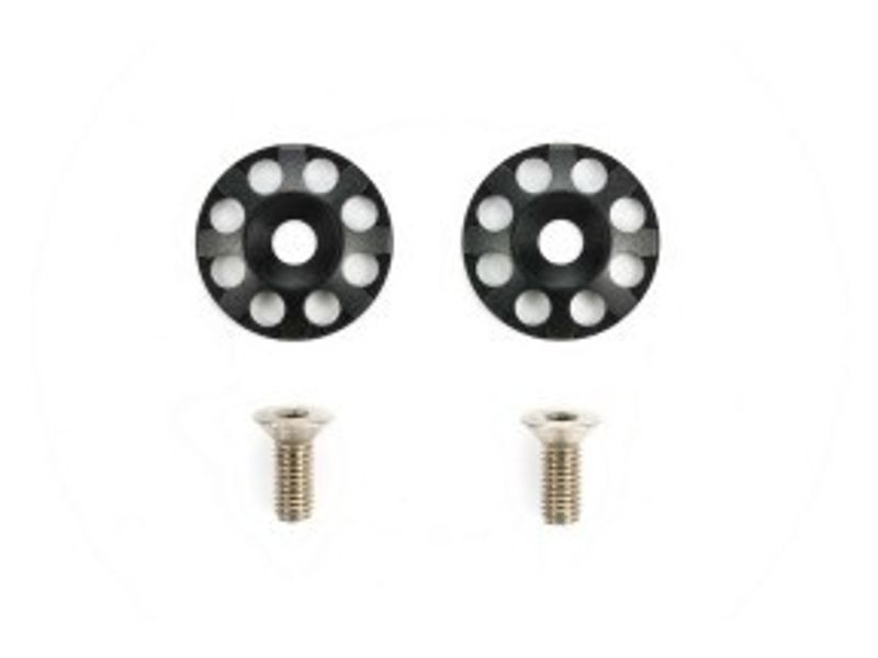 TAMIYA Aluminum Wing Washers (Black)