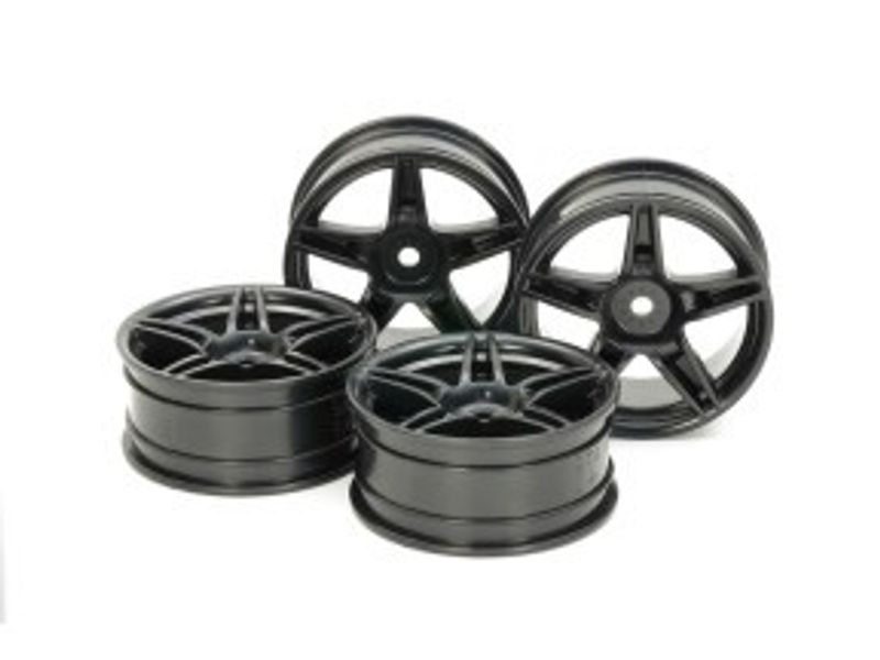 TAMIYA M-N Twin 5-Spoke Wheels (24mm, Offset +2) 4pcs