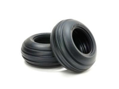 TAMIYA Ribbed Front Bubble Tires (Soft/2pcs.)
