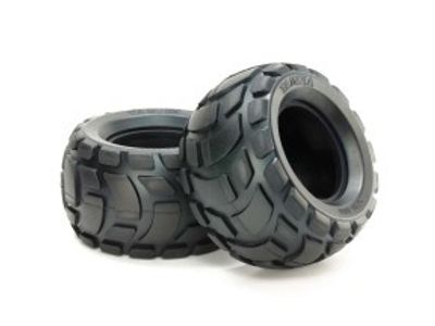 TAMIYA Round Block Rear Bubble Tires (Soft/2pcs.)