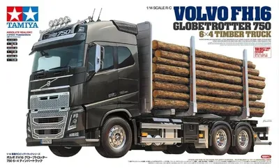 TAMIYA 1:14 R/C Volvo FH16 Globetrotter 750 6x4 Timber Tr