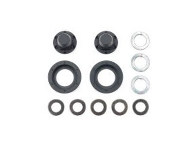 TAMIYA Hub Nuts for Single Wheels (Black/2pcs.)