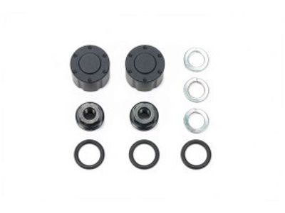 TAMIYA Hub Nuts for Dual Wheels (Black/2pcs.)