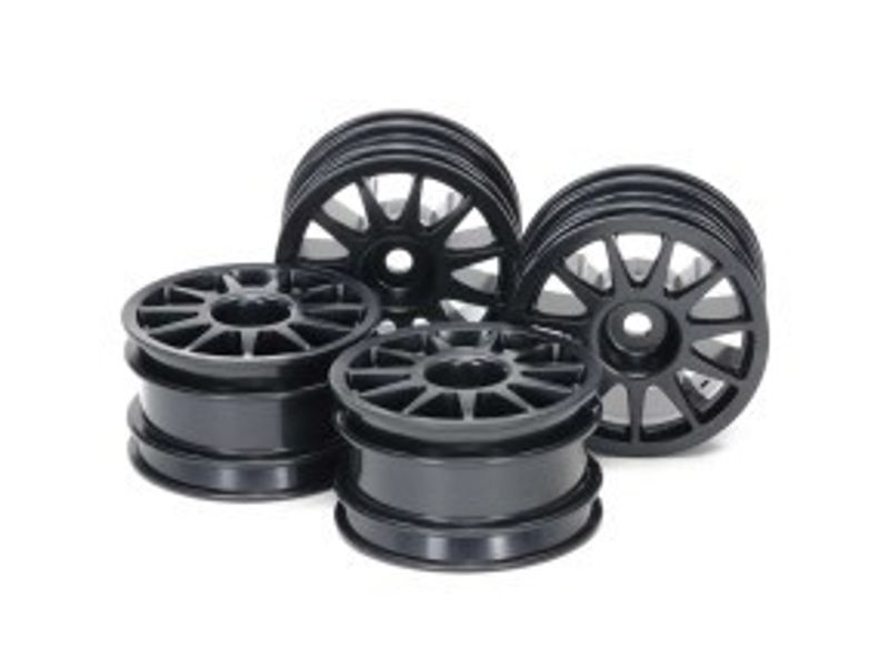 TAMIYA M-Chassis 11-Spoke Wheels (Black, 4pcs.)