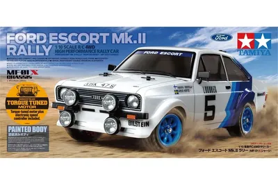 TAMIYA 1/10 R/C Ford Escort Mk.II Rally (Painted Body)