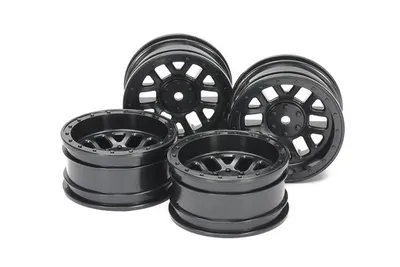 TAMIYA CC-02 12-Spoke Wheels (26mm Width, Offset +6)