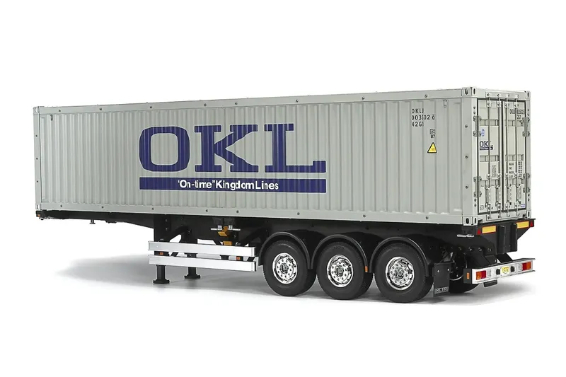 TAMIYA 1/14 R/C 40-Foot Container 3-Axle Semi-Trailer