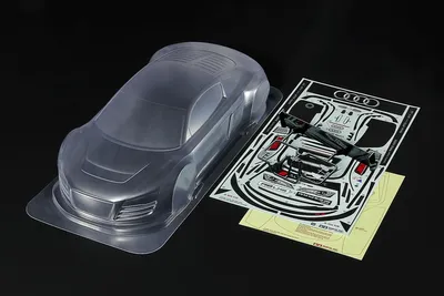 TAMIYA 1/10 Scale Audi R8 LMS 2008 Body Parts Set
