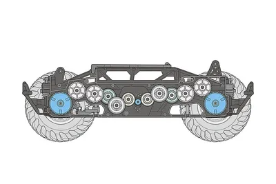 TAMIYA 1/10 R/C Quirkhopper (GF-02)