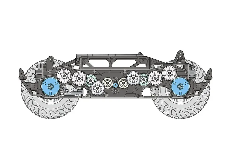 TAMIYA 1/10 R/C Quirkhopper (GF-02)