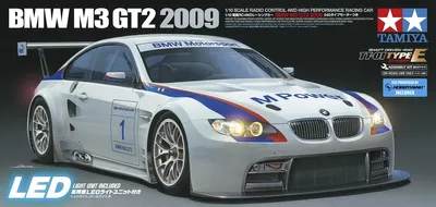 TAMIYA 1/10 R/C BMW M3 GT2 2009 (TT-01 TYPE-E)