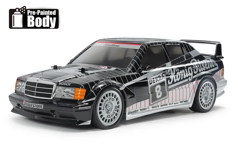 TAMIYA 1/10 R/C Mercedes-Benz 190 E 2.5-16 (Painted Body)