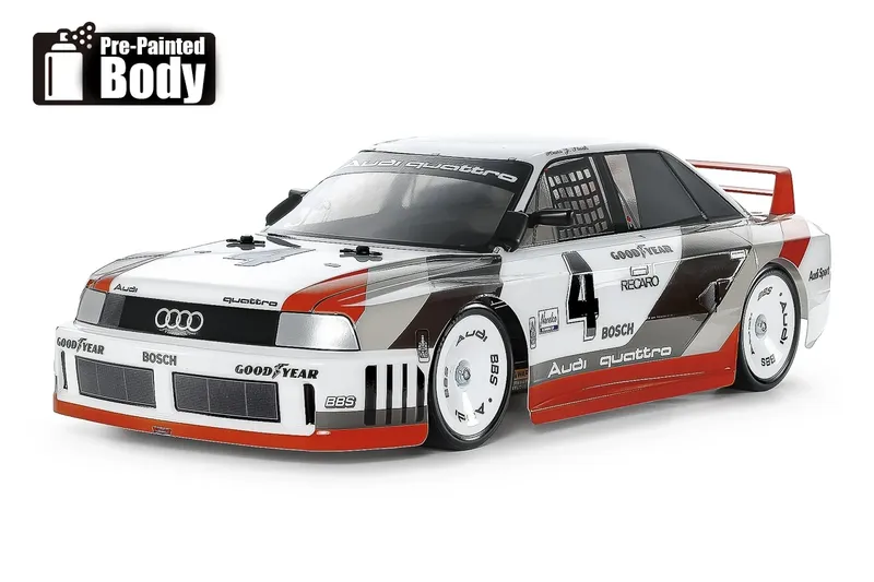 TAMIYA 1/10 R/C Audi 90 quattro Racing (Painted Body)