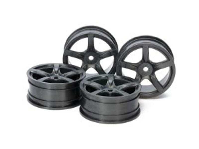 TAMIYA Medium-Narrow 5 spoke Wheel 24mm Hard *4