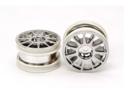 TAMIYA M-Chassis 11-Spoke Wheels (Chrome Plated, 2pcs.)