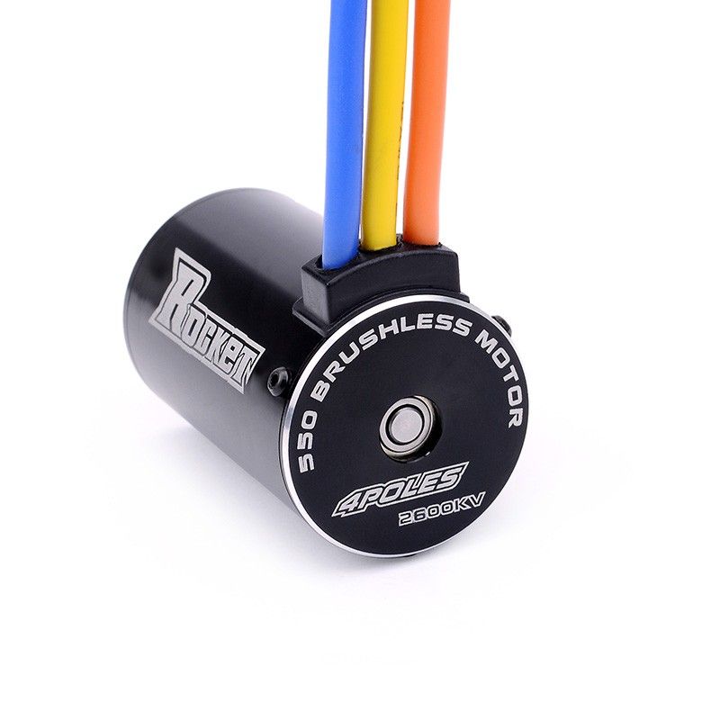 Rocket-RC Borstlös Motor Sensorlös 550 4POL 4300KV 3.17mm Motoraxel