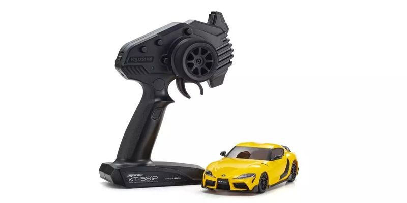 Kyosho Mini-Z MR04 RWD Toyota GR Supra TRD Aero ljusgul (N-MM2)