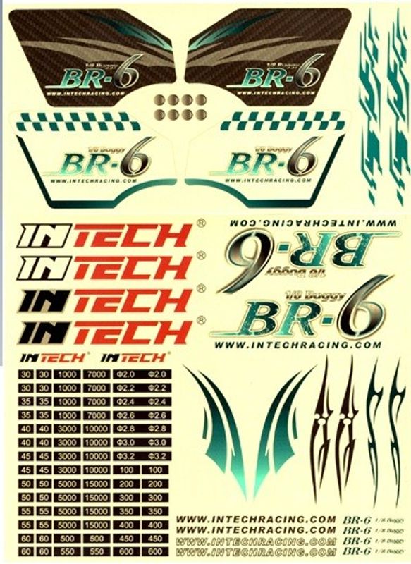 Body Decal. Intech BR-6