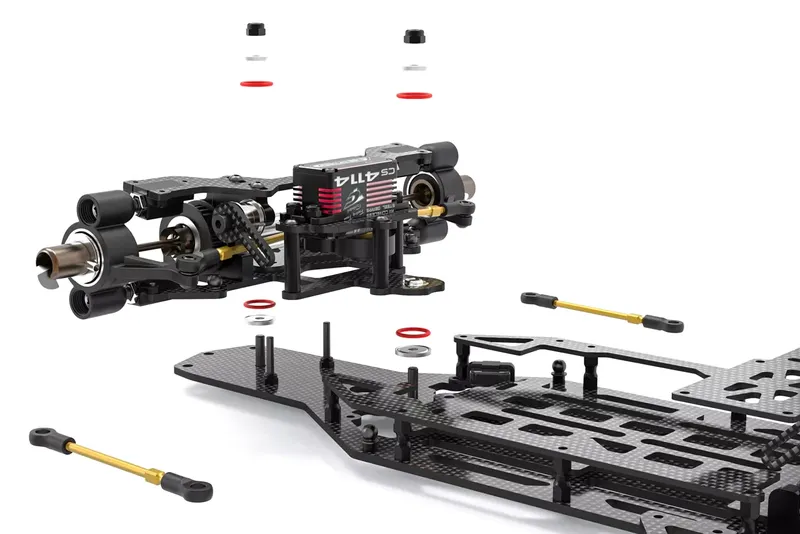 Team Corally - SSX-823 Car Kit - Chassis kit only, no electronics, no motor, no body, no tires