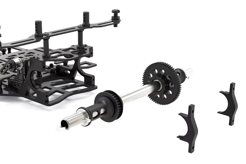 Team Corally - SSX-823 Car Kit - Chassis kit only, no electronics, no motor, no body, no tires