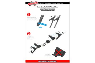 Team Corally - Wheelie Bar kit