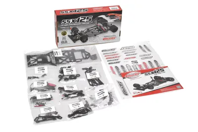 Team Corally - SSX-125 Car Kit - 7075 Edition - Chassis kit only
