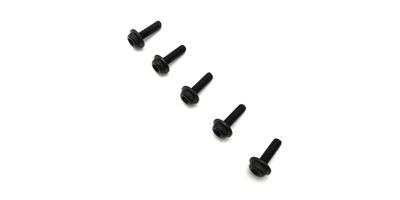 Kyosho 1-S23010F – Flänsskruvar M3×10 mm, 5 st