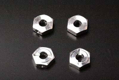 Hjulhex 12 x 4.2mm Aluminium (4 st.) PR 2WD