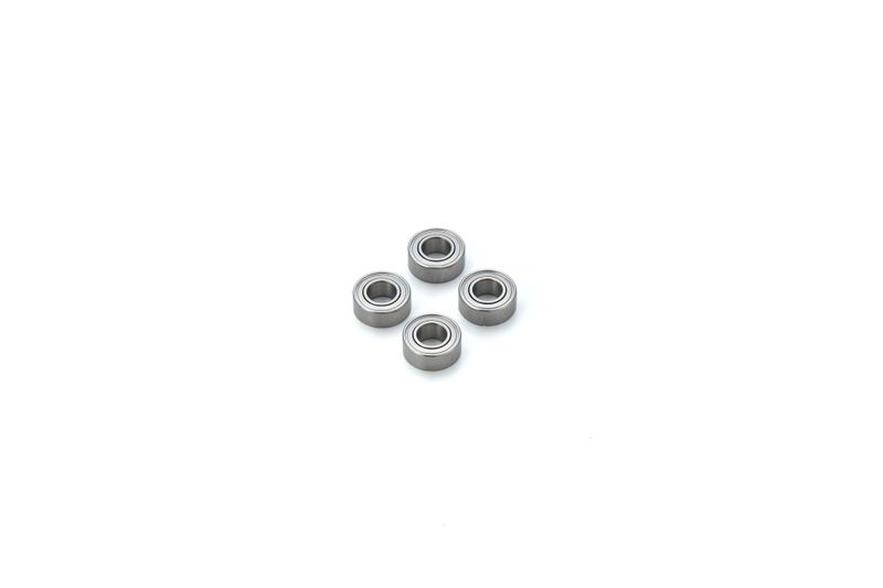 Kyosho BRG407 – 5x10x4mm Lager, Metaltätat, 4 st (Ersätter BRG001)